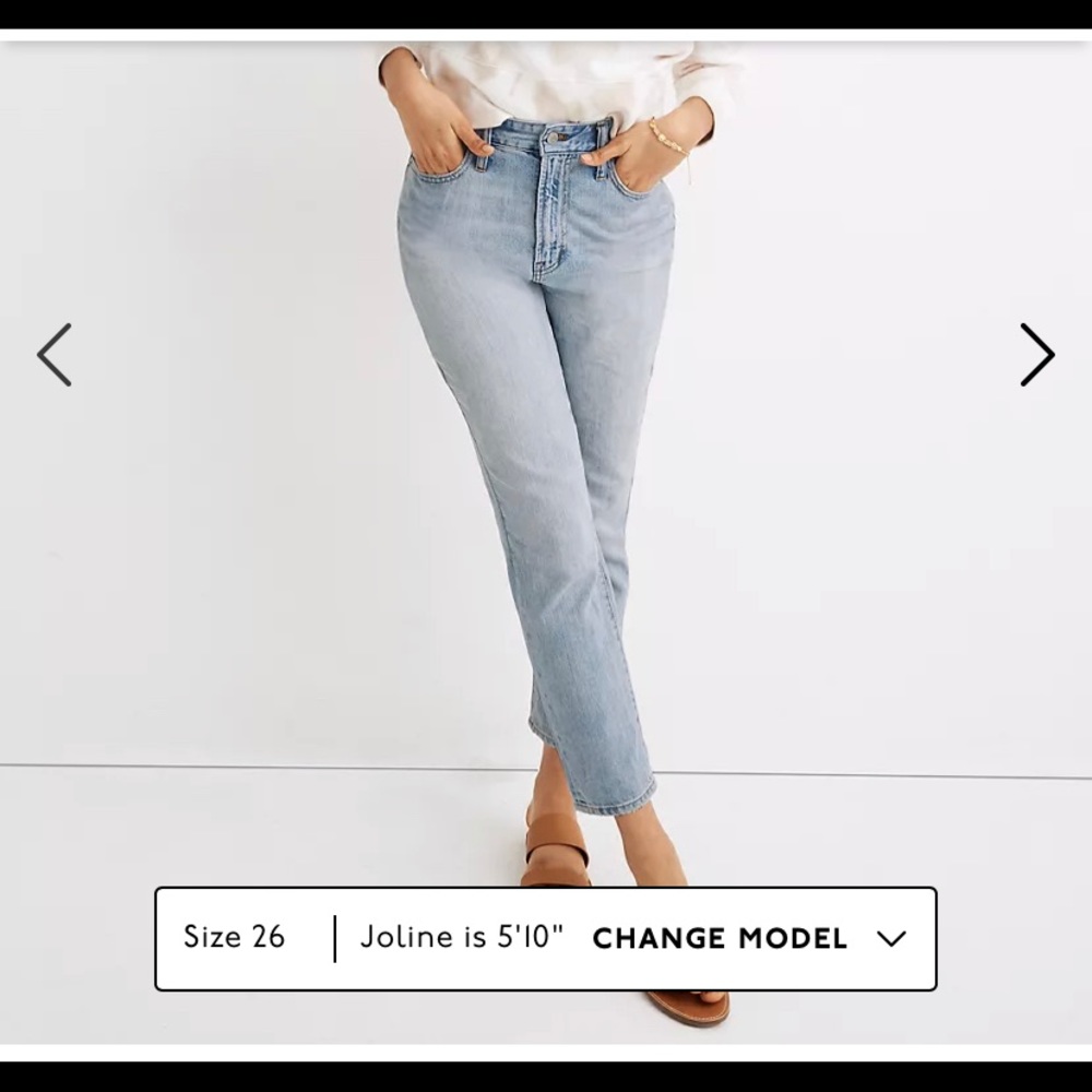 Madewell Perfect Curvy Jeans in Fitzgerald Wash